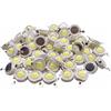 Vrabocry 50 chip LED ad alta potenza, 3 W, bianco freddo (20000 K-25000 K/560 mA-700 mA / DC 3 V-3,4 V / 3 Watt) Super Bright Intensity SMD COB Light Emettitore Components Diodo 3 W Bulb Lamp Beads