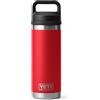 YETI Rambler Bottle Chug, Vacuum Insulated Stainless Steel Bottle with Chug Cap, Rescue Red, 18 oz (532 ml)
