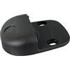 Empyr Zoccolo per cancello motorizzato, composito nero, altezza 42 mm, fermaporta per cancello a battente automatico e motorizzato, fabbricazione francese Torbel Portac