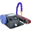 LeTkingok Mini Affilacoltelli Elettrico, Levigatrice a Nastro a Doppio Scopo a Secco e Bagnato, Smerigliatrice, Levigatrice, Lucidatrice, Velocità 0-13000Giri/min