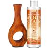 Fuchoi Mordente per legno - Teak | 250ml Vernice per legno a base d'acqua per mobili in legno, porte, finestre, armadi, interni ed esterni, atossica, resistente alle tinture