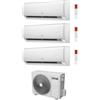 Ferroli CONDIZIONATORE FERROLI TRIAL SPLIT GIADA M 9000+12000+12000 BTU WIFI INVERTER ESTERNA 28-4 A++