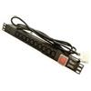 ALANTEC LK-BL-E10G08S. Multipresa 8x IEC C13 10A 250V 2500W rack 19" con interruttore
