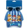 Paw Patrol - Cappello visiera con occhiali da sole per bambini, Set regalo
