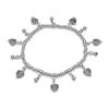 Vestopazzo Bracciale Elastico Pendenti Cuori Puntinati