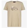 Cmp Woman T-Shirt M/M Cream Mel Stampa Petto Donna