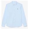 Lacoste Camicia M/L Azzurra Uomo