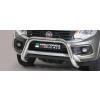 Misutonida BULL BAR OMOLOGATO FIAT FULLBACK 2016> SUPER BAR diam 76mm ANTERIORE INOX