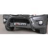 Misutonida BULL BAR OMOLOGATO TOYOTA HI LUX 2016> SUPER BAR PROTEZIONE ANTERIORE INOX NERA