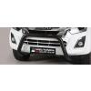 Misutonida ISUZU D-MAX 2012> BULL BAR OMOLOGATO 76mm PROTEZIONE INOX COLORE NERO