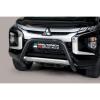 Misutonida BULL BAR MITSUBISHI L200 2019> SUPER BAR OMOLOGATO 76mm NERO