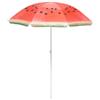 Ombrellone colorato con fantasia frutta Ø150 cm regolabile personalizzate o neutre