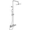 Ideal Standard Sistema doccia CERATHERM 50 con termostatico doccia CeraTherm T50 cromo cromo con termostatico doccia