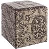 Bizzotto Pouf Quadrato Bizzotto Twist in Cotone e Legno 40x40x40 cm