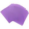 QUARKZMAN 14 Pezzi Fogli Di Plastica Colorati, Pellicola Trasparente Ambra Gel Di Correzione Colore Filtro Luce Impermeabile 3.9 x 3.9 Foglio Per DIY Crafts, LED Lighting, Foto (Viola)