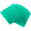 QUARKZMAN 14 Pezzi Fogli Di Plastica Colorati, Pellicola Trasparente Ambra Gel Di Correzione Colore Filtro Luce Impermeabile 2 X 2 Fogli Per DIY Artigianato, Illuminazione LED, Foto (Verde)