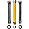 De Borri Kit Raccordi Flessibili Estendibili per Scaldabagno a gas De Borri FlexKit 20-40 cm 3 pezzi