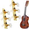 Jiavlyx 2 Pezzi Piroli Accordatura Per Chitarra, 3L + 3R Piroli Chitarra Classica, Meccaniche Chitarra Classica, Chitarra Classica String Tuning Peg, Perno Di Accordatura Per Corde Di Chitarra
