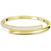 SWAROVSKI BRACCIALE RIGIDO DEXTERA PLACCATO ORO GIALLO, M - 17.3 cm