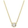 SWAROVSKI PENDENTE IMBER, TAGLIO ROUND PLACCATO ORO GIALLO