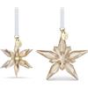 SWAROVSKI SET DECORAZIONI FESTIVE 3D 5701824 ED.2025 ORO