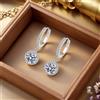 Orecchini Pendenti Tuscany Silver In Argento Sterling 925 Con 4 Fili Ad Anello - Donna, Ipoallergenici