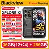 BLACKVIEW Smartphone Robusto Blackview XPLORE X1 [Senza Alimentatore UE], 5G, Schermo 6.78" 2.4K 120Hz, Android 15, 36 GB RAM (12+24) + 256 GB ROM, Dimensity 7050, Batteria 10000 mAh, Ricarica 55W, Fotocamera