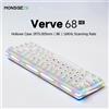 AKKO Tastiera meccanica da gaming personalizzata Akko x MonsGeek Verve 68 HE, layout 65%, RGB, switch magnetici RT0.005mm, frequenza di polling 8K.