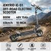 IENYRID Monopattino Elettrico iE-S1 con Motore 800W, Batteria 48V15Ah, Display LCD Intelligente, Pneumatici Fuoristrada da 10 Pollici, Scooter Elettrico Urbano