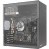 eXtremeBit PC Computer Assemblato PRO CPU Intel i5-12400 Ram 32GB SSD 1TB WiFi BT Nero Freedos