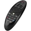 Bewinner Telecomando Universale 2 in 1, Telecomando Smart TV per (RBN59-01185F / -01185D / BN94-07469A, ECC.), Telecomando Portatile per TV LCD, Nero