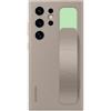 Samsung Standing Grip Case cover con cinturino e funzione cavalletto per Galaxy S24 Ultra, Taupe