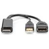 Digitus Adattatore Digitus HDMI M/F con cavo 0.2m Nero [AK-330101-002-S]