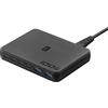 Cellularline stazione di ricarica da scrivania Power Lite da 100 W con 6 porte, tra cui 4 USB-C e 2 USB-A, con tecnologia GaN+ per smartphone, tablet e laptop, nero