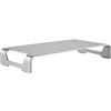 LogiLink BP0033 - Accessori per supporto TV: rialzo per monitor in alluminio (spessore: 5 mm), portata massima 20 kg