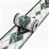 VisitRyl Bordi per Carta da Parati Adesivi Marmo verde moderno 10cm X 1000cm Design Decorativo