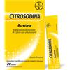 Citrosodina - Effervescente Digestivo Con Calcio Bustine Limone 20 Bustine (Scadenza Prodotto 28/12/2026)