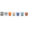 Prices Candles Set 6 candele in bicchiere di vetro trasparente
