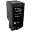 Lexmark 74C2SY0 7000pagine Giallo cartuccia toner e laser