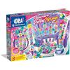 Clementoni Idea - Laboratorio delle Penne Message, Kit Creativo per Bambini 6+ Anni, con 100+ Accessori e 8 Penne Personalizzabili con Lettere e Charms, Lingua Italiana, 18219
