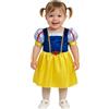 FIESTAS GUIRCA | Costume Principessa di Neve Bambini (2-3 anni) - Vestito da Favola - Costumi da Principesse e Principi per Giornata Mondiale del Libro, Carnevale e Feste per Bambini