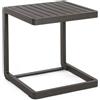 BIZZOTTO Tavolino Outdoor Bizzotto KONNOR 40x40x45H in Alluminio Antracite