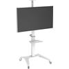 PureLink Supporto TV PureMounts DS PDS-0003C per schermi LCD/LED/Plasma da 94 cm a 178 cm (da 37" a 70") con capacità di carico di 50 kg, VESA massimo 600x400 mm, completamente mobile, regolabile in altezza, bianco