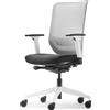 Dauphin Trend Office sedia girevole da ufficio to-sync bianco SC bianco n. 9242/braccioli bianchi