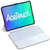 inateck Custodia con tastiera Inateck per iPad Air da 13 pollici (2026/2025/2024), iPad Pro da 12,9 pollici (6a/5a/4a/3a generazione), rimovibile, retroilluminata in 7 colori, con supporto per stilo