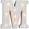 ootb Lettera M in legno illuminabile Out of the blue, con 9 LED