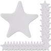 Relaxdays Adesivi Antiscivolo Vasca da Bagno, Set 30 Bath Stickers da Doccia Decorativi, Stelle, Plastica, Trasparente