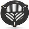 Zunate Maschera Bahtinov Maschera di Messa a Fuoco OD 84‑115 Mm per Telescopi, Maschera di Messa a Fuoco Maschera in Lega di Alluminio Diametro Esterno 84‑115 Mm Telescopio