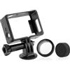 CAMKIX Telaio Compatibile con GoPro Hero 4 Black e Silver 3 e 3 / USB HDMI Custodia
