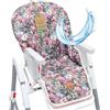 Totsy Baby Copri seggiolone pappa universale - copriseggiolone bambino e bambina cuscino imbottitura riduttore per sedia con un rivestimento impermeabile stabile certificato Oeko-Tex Fiori